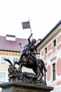 Saint George statue, Prague, Czech Royalty Free Stock Photo