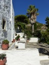 Saint George Valsamidis church to Amorgos in Greece.