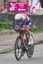 Saint Germain - Bourgogne Franche Comte - France - September 19, 2020 : Richie Porte - Team Trek Segafredo places 3rd overall