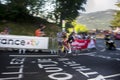 WOUT VAN AERT (Team Jumbo Visma) during the last km at stage 15 in Tour de France 2023.