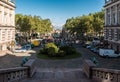 Saint-Gilles, Brussels Capital Region - Belgium - Panoramic view over the city of Saint Gilles at the square of the city hall