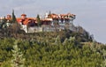 Saint Grigorios monastery in Greece Royalty Free Stock Photo