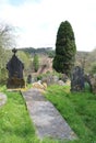 Saint Gwynno church grave yard Royalty Free Stock Photo