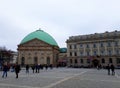 Saint Hedwig Cathedral, a Roman Catholic cathedral on the Bebelplatz in Berlin