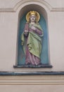 Saint Hedwig of Silesia - figurine of roadside shrines in Krakow