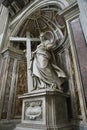 Saint Helena statue inside Saint Peter's.