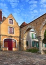 Saint Hilaire Square in Le Mans,France