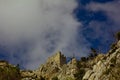 Saint Hilarion Castle in Kyrenia mountain range, North Cyprus