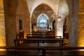 Saint Hirmiz Chaldean Church in Mardin city center. Royalty Free Stock Photo