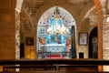 Saint Hirmiz Chaldean Church in Mardin city center. Royalty Free Stock Photo