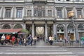 The Saint Hubert Gallery in Brussels, famous by its high end shops Royalty Free Stock Photo