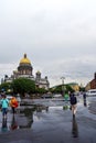 Saint Isaac`s Cathedral or Isaakievskiy Sobor in Saint Petersburg, Russia