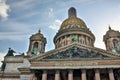 Saint Isaac`s Cathedral or Isaakievskiy Sobor in Saint Petersburg, Russia is the largest Russian Orthodox cathedral Royalty Free Stock Photo