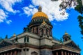 Saint Isaac`s Cathedral or Isaakievskiy Sobor in St. Petersburg, Russia Royalty Free Stock Photo