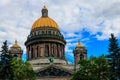 Saint Isaac`s Cathedral or Isaakievskiy Sobor in St. Petersburg, Russia Royalty Free Stock Photo