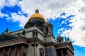 Saint Isaac`s Cathedral or Isaakievskiy Sobor in St. Petersburg, Russia Royalty Free Stock Photo