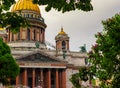 Saint Isaac`s Cathedral. Russia, Saint-Petersburg Royalty Free Stock Photo