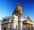 Saint Isaac's Cathedral in St Petersburg Royalty Free Stock Photo