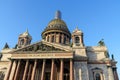 Saint Isaac`s Cathedral in winter. Saint Petersburg. Russia Royalty Free Stock Photo