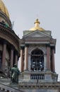 Saint Isaak Cathedral in Saint-Petersburg city, Russia. Royalty Free Stock Photo