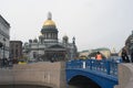 Saint Isaak church in Saint-Petersburg, Russia. Royalty Free Stock Photo
