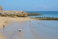 Saint Ives beach, Cornwall, England Royalty Free Stock Photo