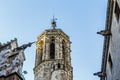 Saint Ivo Tower, a bell tower of the cathedral in Barcelona, Spain, Europe