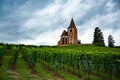 Saint-Jacques-le-Majeur of Hunawihr, Alsace, France Royalty Free Stock Photo