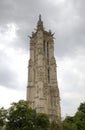 Saint-Jacques Tower. Paris, France Royalty Free Stock Photo