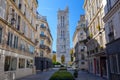 Saint-Jacques Tower (Tour Saint-Jacques) on Rivoli street. This