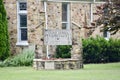 Saint James Angelican Church Sign, Memphis, Tennessee Royalty Free Stock Photo