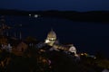 Saint James Cathedral in Sibenik at night Royalty Free Stock Photo