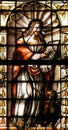 Saint James - Stained Glass Royalty Free Stock Photo