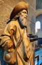 Saint James statue in Le Puy en Velay, camino de Santiago. Royalty Free Stock Photo