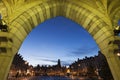 Saint Jean-Baptiste Church in Arras seen from Place des Heros Royalty Free Stock Photo