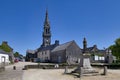 The Saint-Jean-Baptiste church in La Feuillee Royalty Free Stock Photo