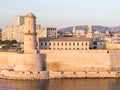 Saint Jean Castle in the Vieux port, Marseille, France Royalty Free Stock Photo