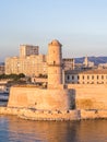 Saint Jean Castle in the Vieux port, Marseille, France Royalty Free Stock Photo