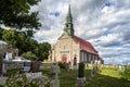 Side view of Church of Saint-Jean-de-l`ÃÅ½le-d`OrlÃÂ©ans, QuÃÂ©bec