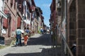 People walking in SAINT JEAN PIED DE PORT, FRANCE