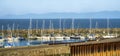 Quay in the early morning in Saint-Jean Port-Joly, Quebec Royalty Free Stock Photo