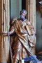 St Joachim statue on the high altar in the Church of Our Lady of Jerusalem on Trski Vrh in Krapina, Croatia