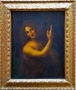 Saint John the Baptist by Leonardo da Vinci Royalty Free Stock Photo