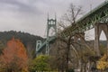 The Saint John bridge and park Oregon state