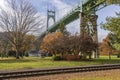 The Saint John bridge and park Oregon state