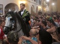 Saint John festivity in Minorca island riders