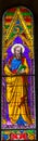 Saint John Gospel Writer Stained Glass Baptistery Cathedral Pisa