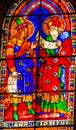 Saint John Joseph Stained Glass Window Duomo Cathedral Florence