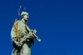 Saint John of Nepomuk statue in Prague Royalty Free Stock Photo