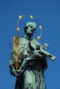 Saint John statue on the Charles bridge, Prague